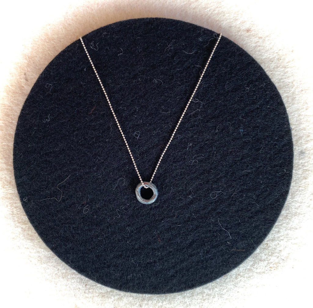 Colgante Donut oxidado