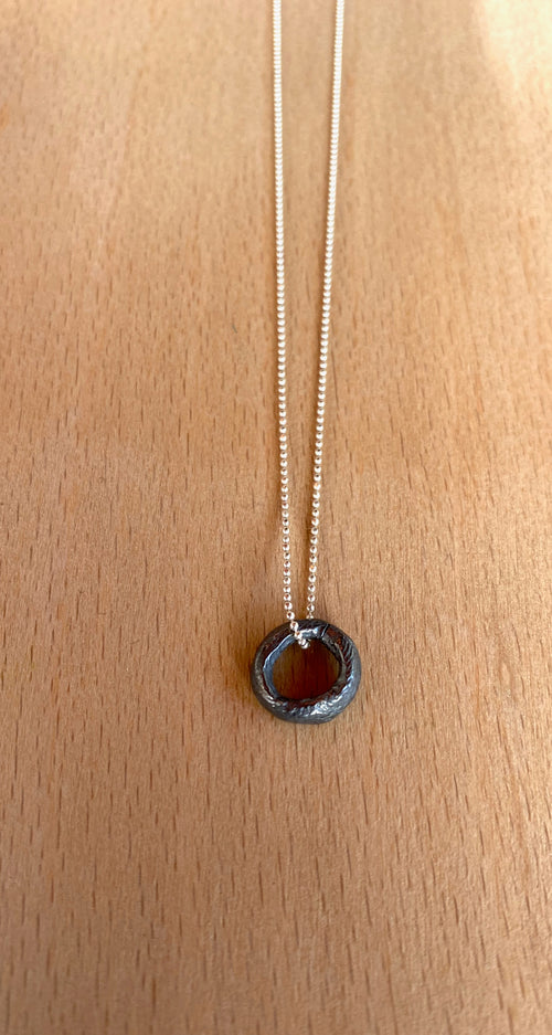 Colgante Donut oxidado